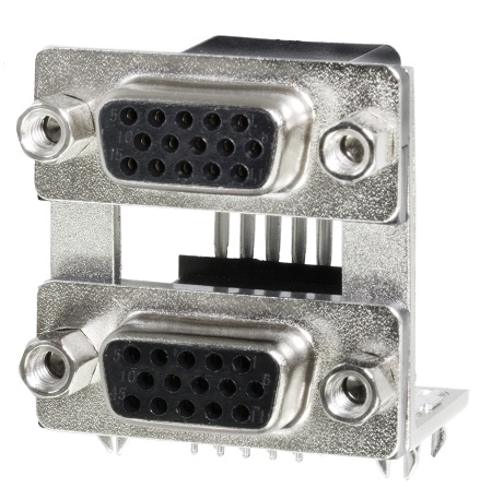 D-SUB Connector 15pin Dual